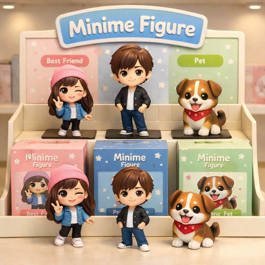 Personalized mini me gift box for couples