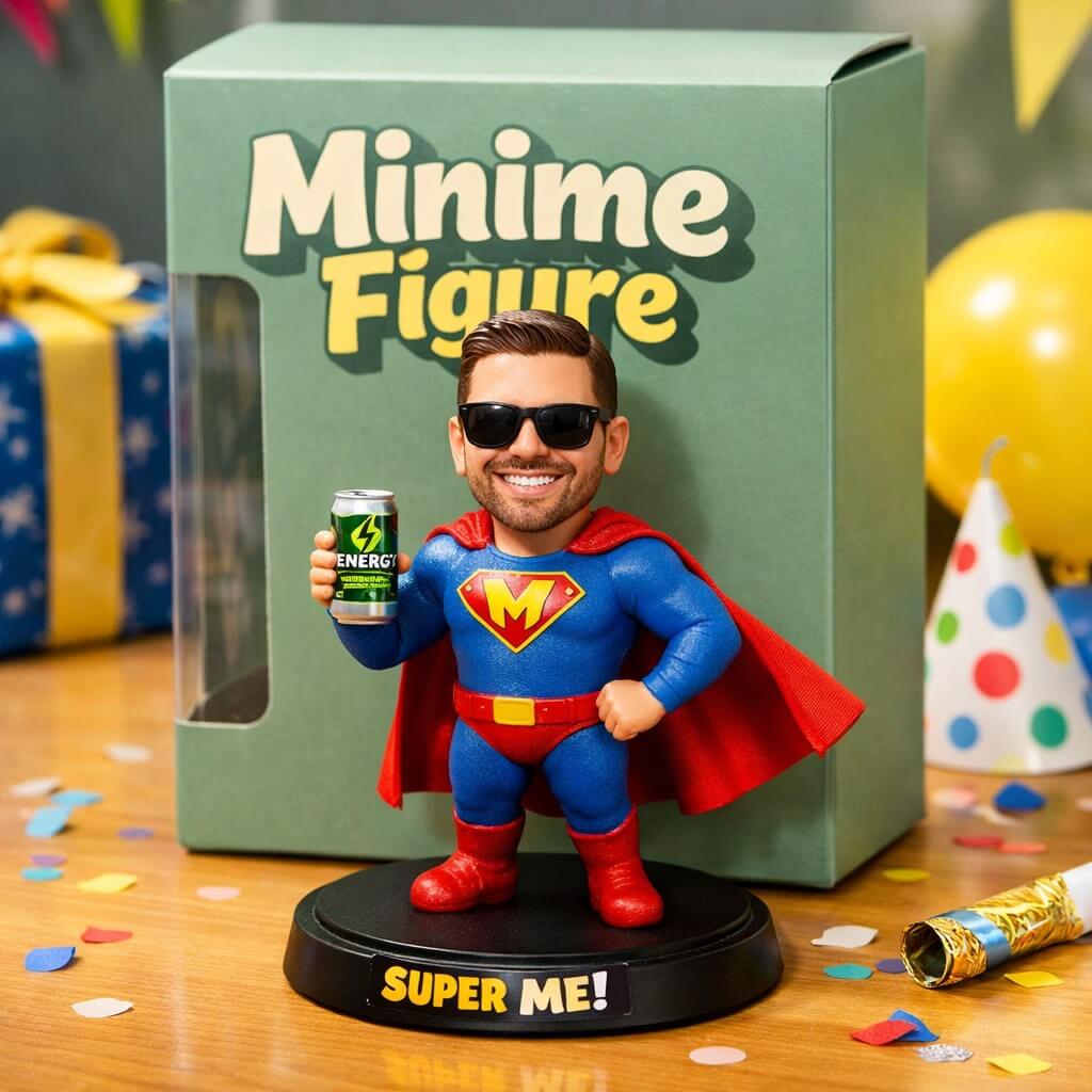 Personalized mini me gift for birthday superheroes