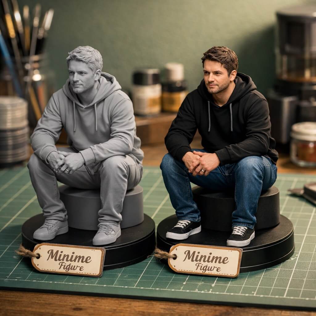 Minime Figure unboxing experience for friends